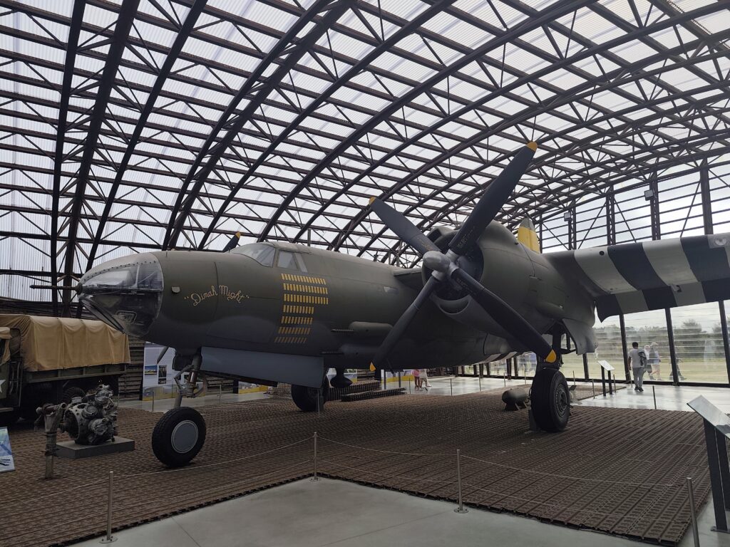 Bomber aus dem Zweiten Weltkrieg im Utah Beach Museum